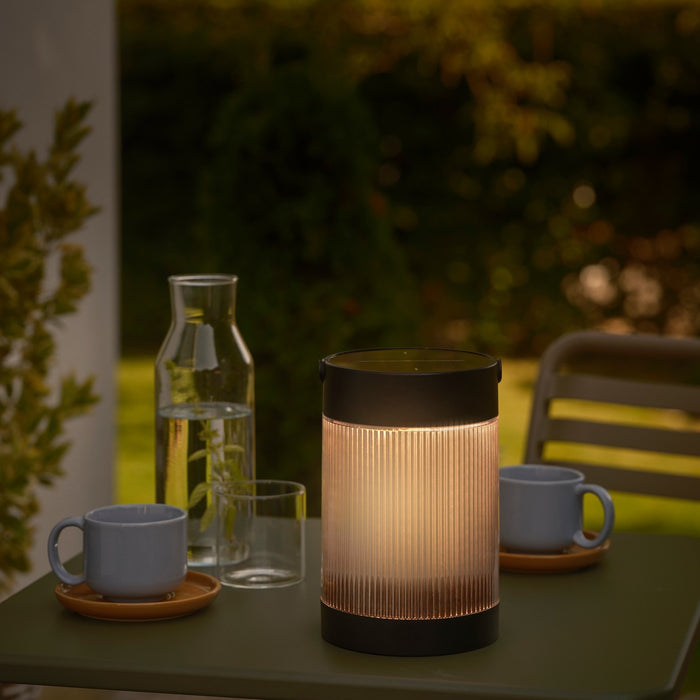 Nordlux Coupar Draagbare Solar Tafellamp - Zwart