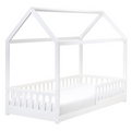 Beliani - COSSAYE - Kinderbed - Wit - 90 x 200 cm - Grenenhout