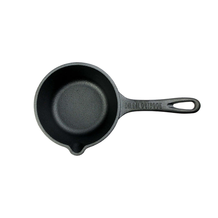 Valhal Outdoor - Gietijzeren sauspan 1L met steel