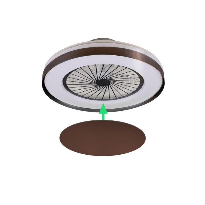 CristalRecord Plafondventilator Tune Ø 59 cm brons
