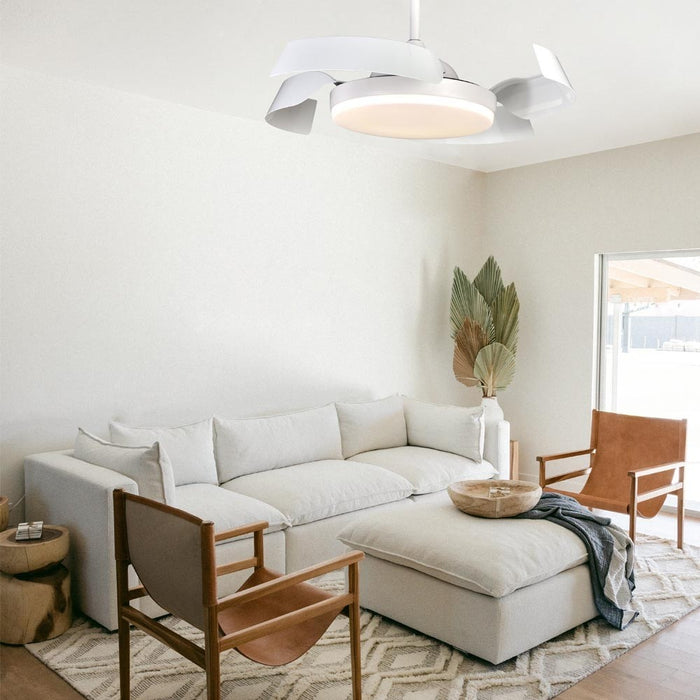 CristalRecord Plafondventilator Batan WIFI Ø 107 cm wit