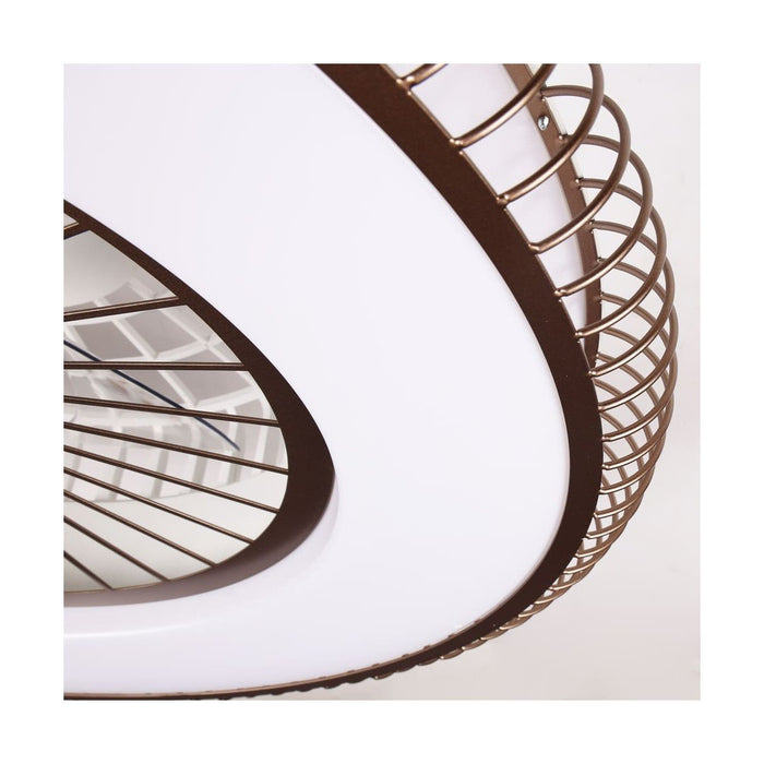 CristalRecord Plafondventilator Mirabel Ø 56 cm brons