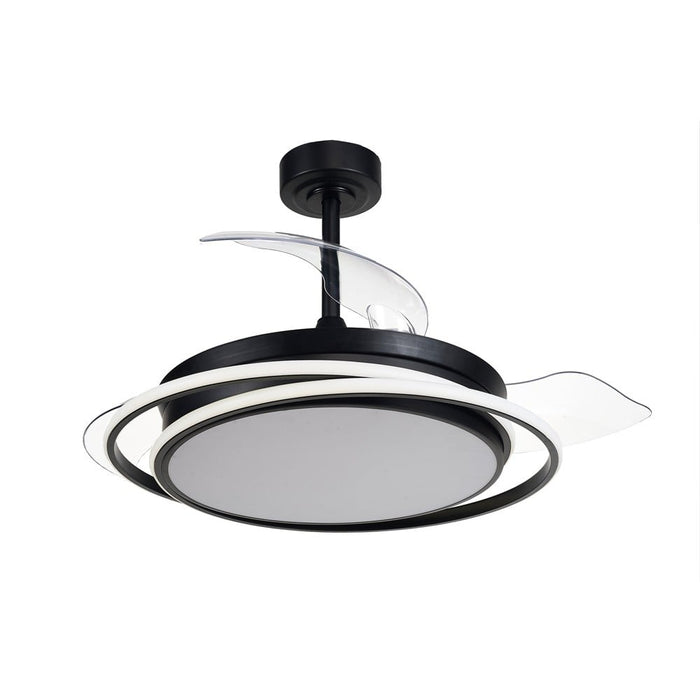 CristalRecord Plafondventilator Antila Ø 106 cm zwart