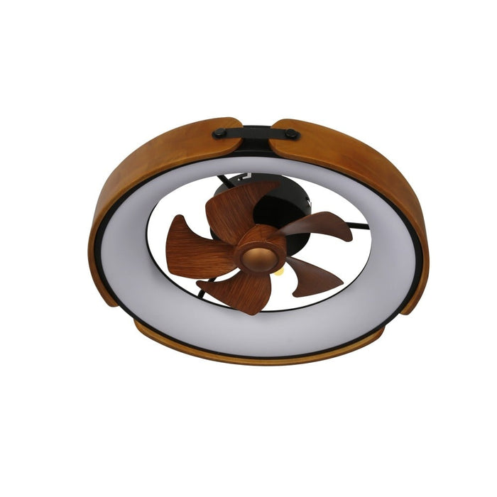 CristalRecord Plafondventilator Tivoli Ø 50 cm zwart bruin