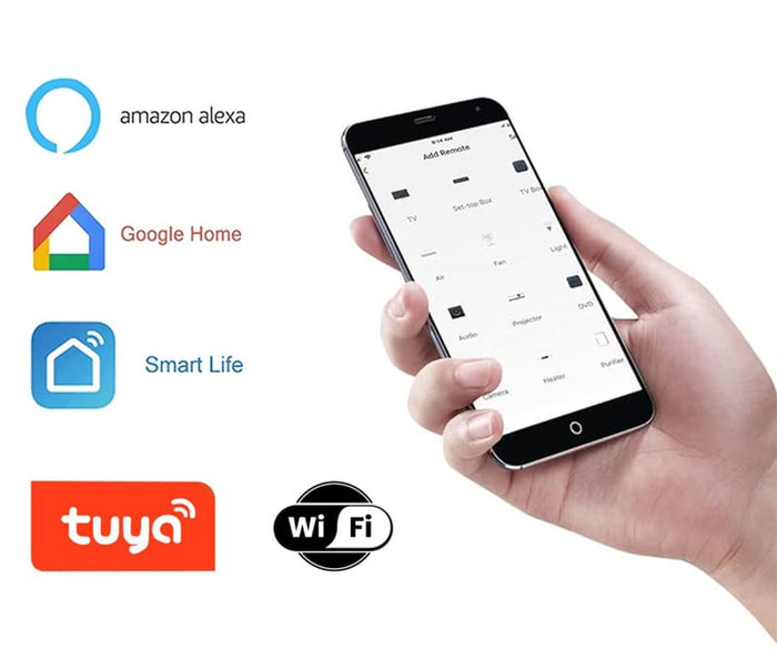 Freelight Plafondventilator Storm WIFI Ø 132 cm met LED geluidsloos zw