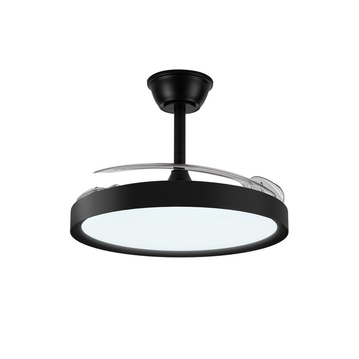 CristalRecord Plafondventilator Polaris Ø 106 cm zwart