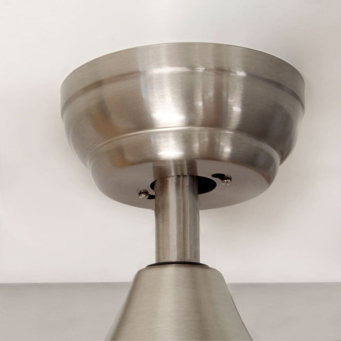 CristalRecord Plafondventilator Yenbig Ø 152 cm donker hout mat chroom