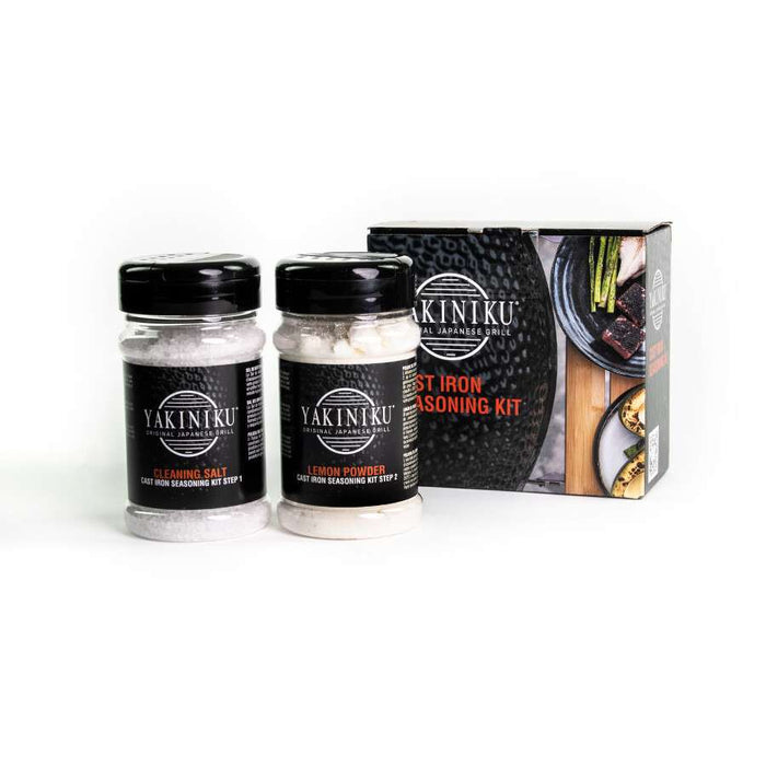 Yakiniku - BBQ Accesoire Gietijzer Seasoning & Cleaning Kit