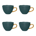 Urban Nature Culture Good Morning Cappuccino / Theekop - Blue Green  - 4 st.