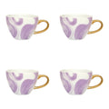 Urban Nature Culture Good Morning Cappuccino / Theekop - Valuri Violet - 4 st.
