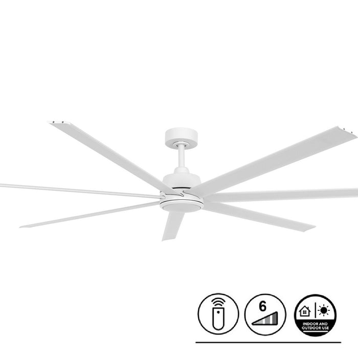 Lucci Air Plafondventilator Atlanta II Wit XL Ø 183cm 12W Led Incl