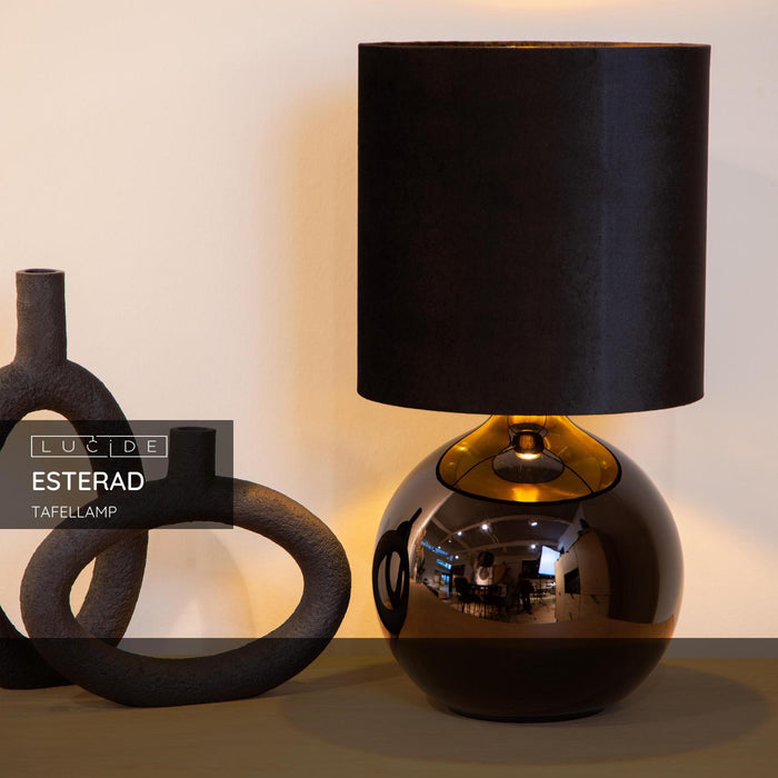 Lucide ESTERAD Tafellamp - Zwart