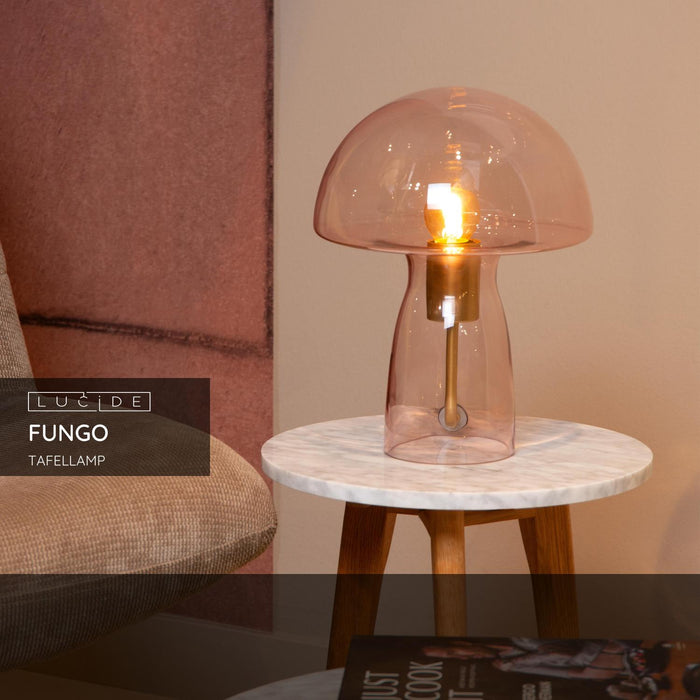Lucide FUNGO Tafellamp - Roze