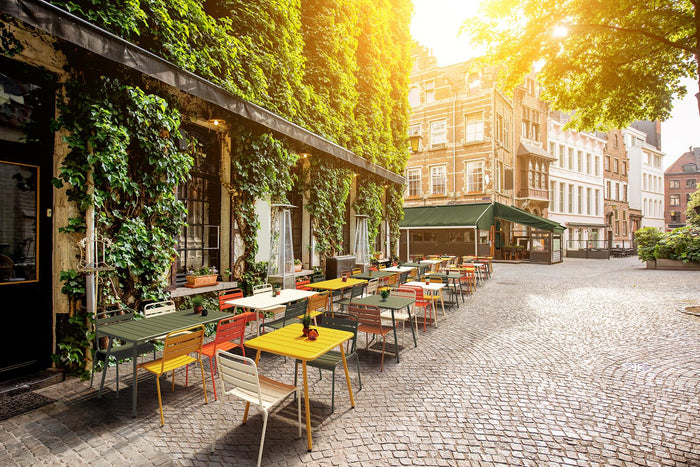 MaximaVida Metalen tuinset Max okergeel 150 cm