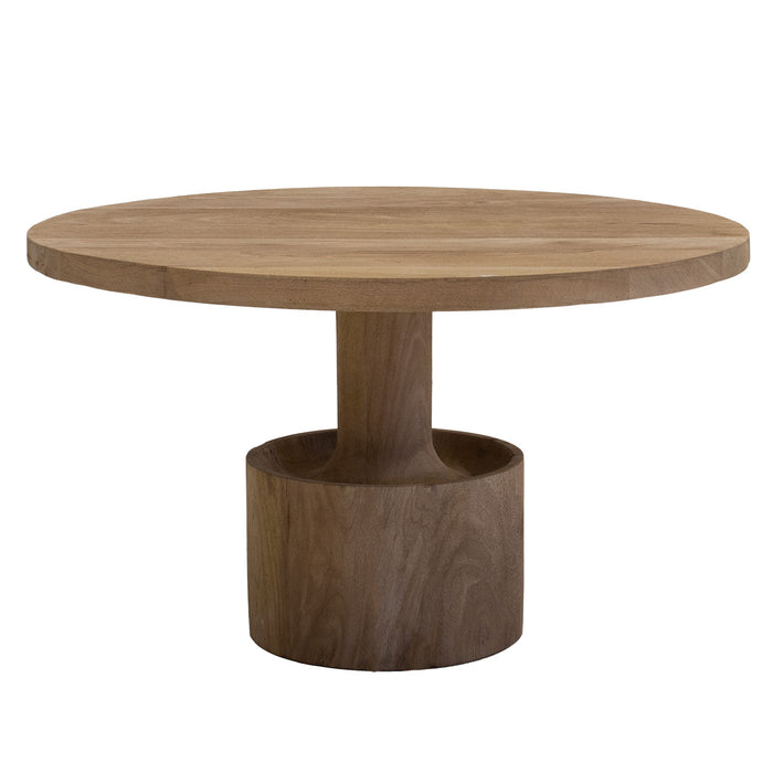 Giga Meubel - Salontafel Rond 70cm - Naturel Mangohout - Stacy