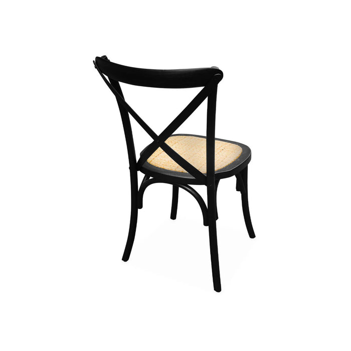 sweeek - Vintage houten bistrostoel (set van 4)