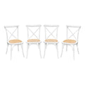 sweeek - Vintage houten bistrostoel (set van 4)