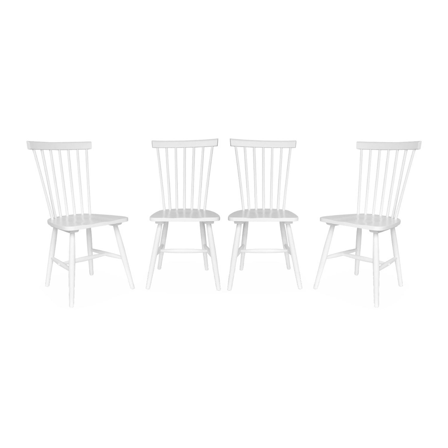 sweeek - Hevea houten stoel (set van 4)