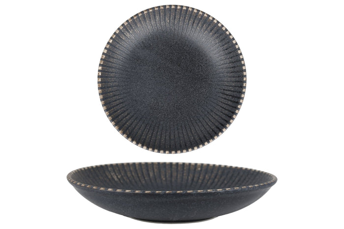 ID Fine Diep bord - Reckless - Porselein - 25 cm (1140cc) - set van 6