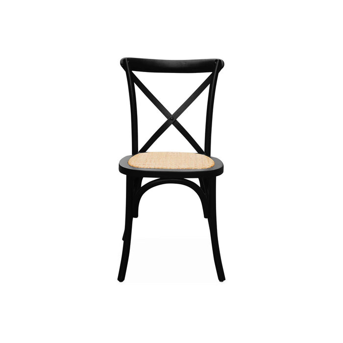 sweeek - Vintage houten bistrostoel (set van 4)