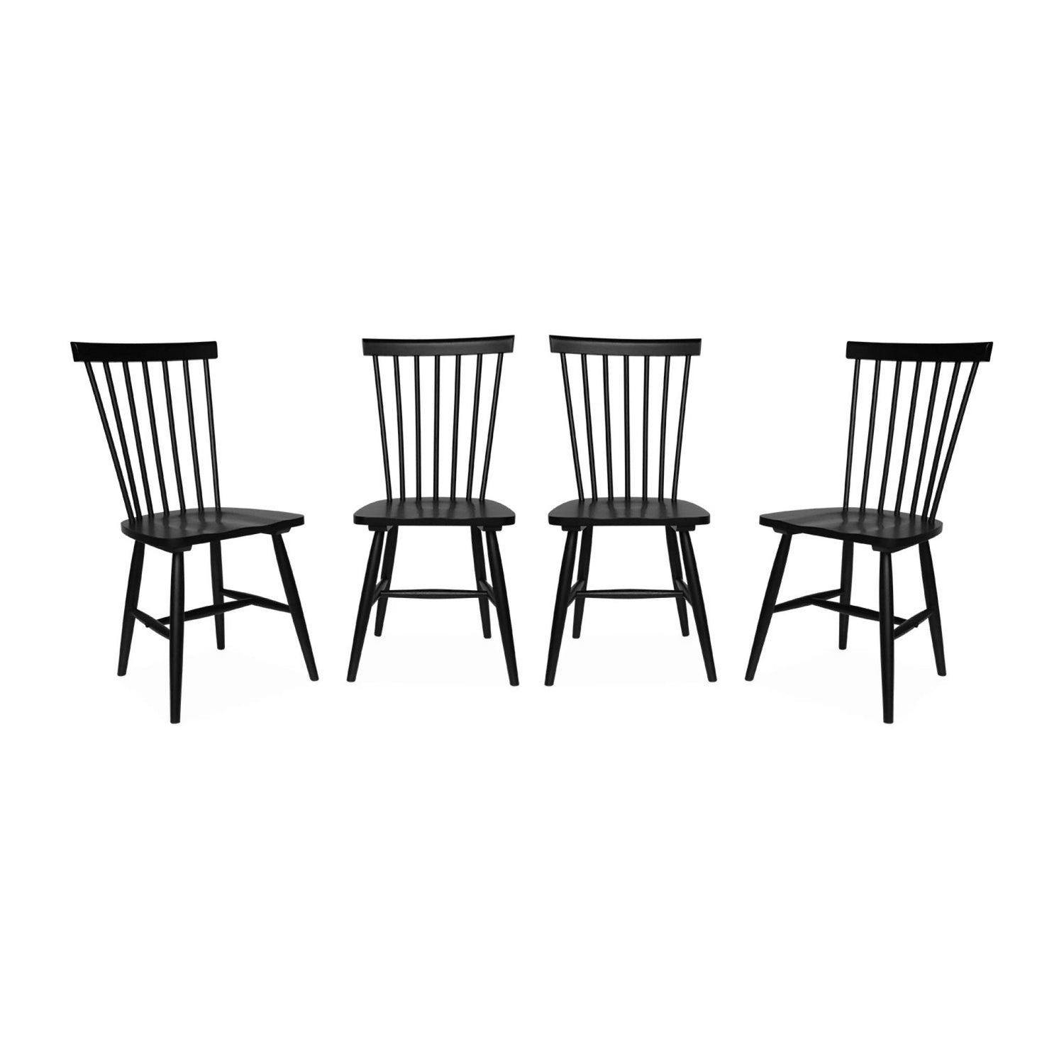 sweeek - Hevea houten stoel (set van 4)