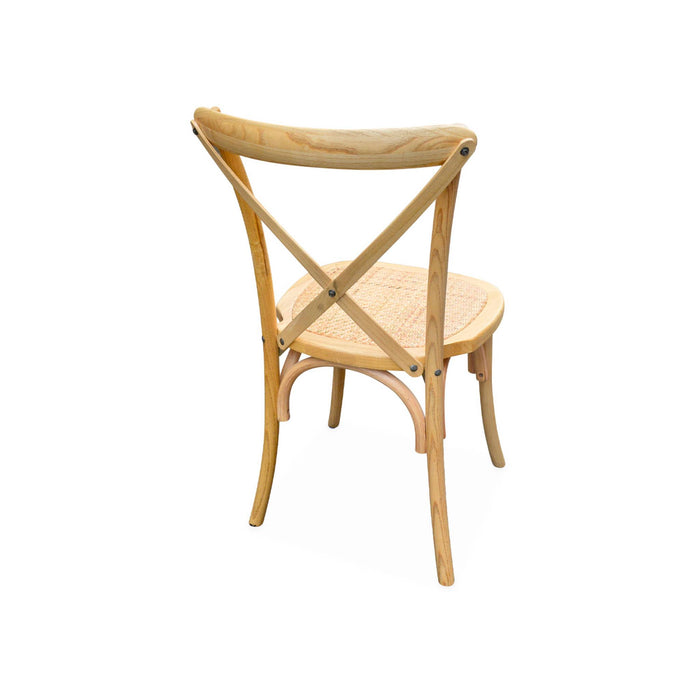 sweeek - Vintage houten bistrostoel (set van 4)