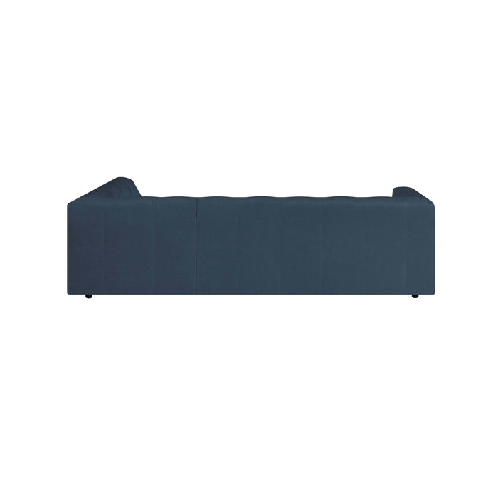 by fonQ Mush Hoekbank Rechts - Chenille - Blauw