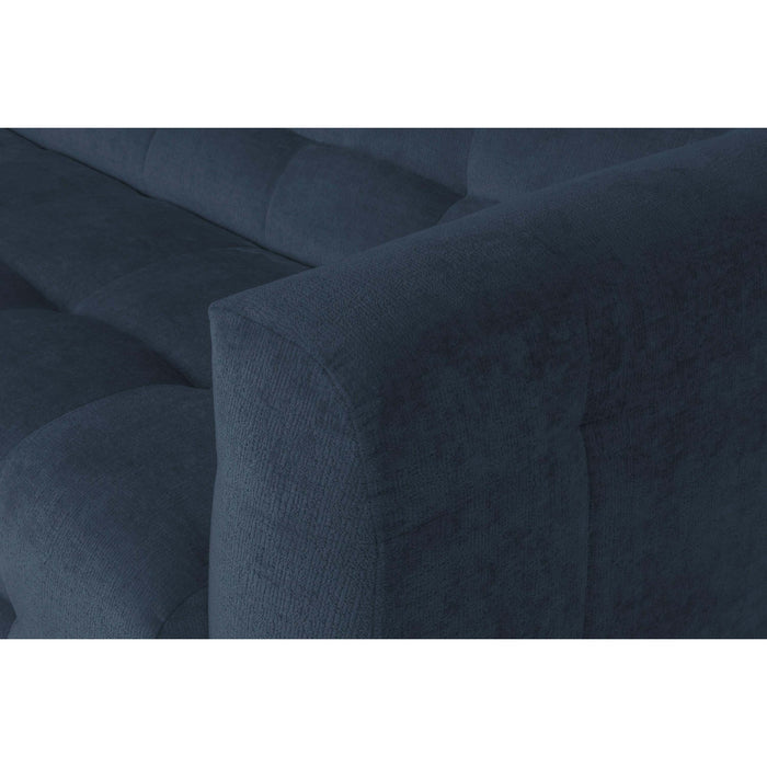 by fonQ Mush Hoekbank Rechts - Chenille - Blauw