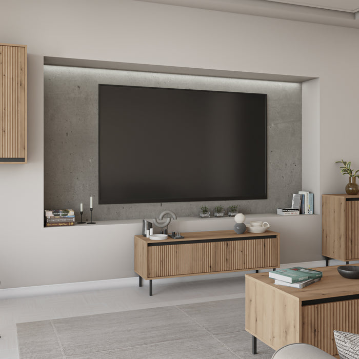 by fonQ Ovara Dressoir 2-deurs - Licht Eiken