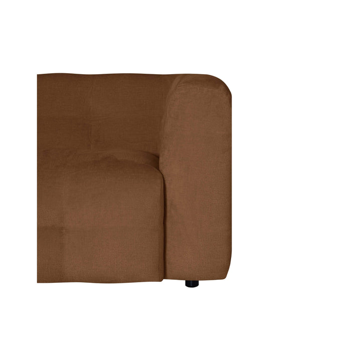 by fonQ Mush Hoekbank Links - Chenille - Bruin