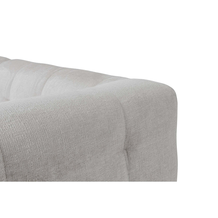 by fonQ Mush Hoekbank met Chaise Longue Rechts - Chenille - Ivoor