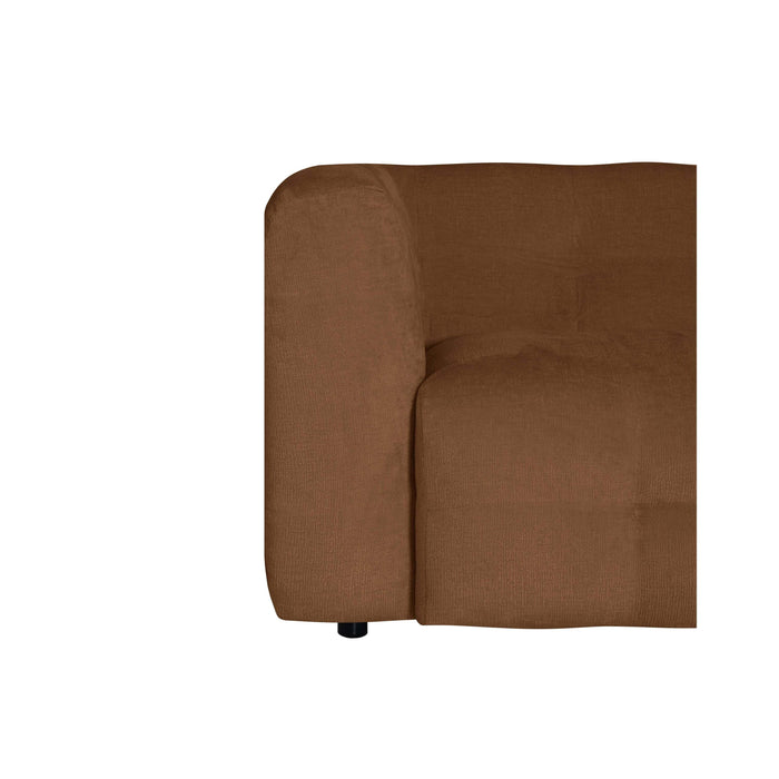 by fonQ Mush Hoekbank Rechts - Chenille - Bruin