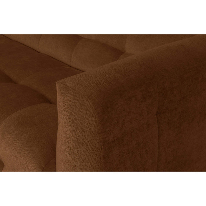 by fonQ Mush Hoekbank Rechts - Chenille - Bruin