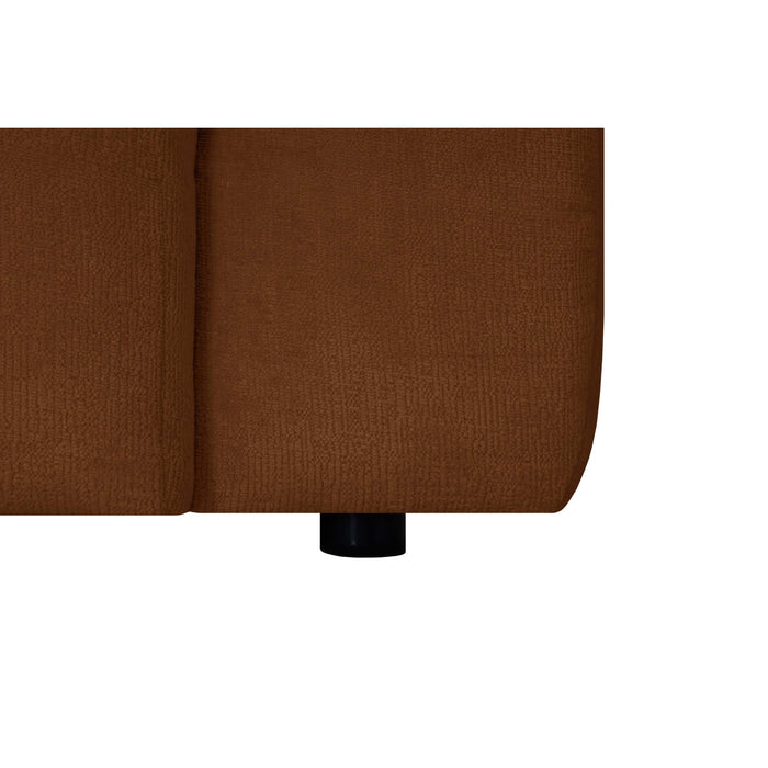 by fonQ Mush Hoekbank met Chaise Longue Links - Chenille - Bruin