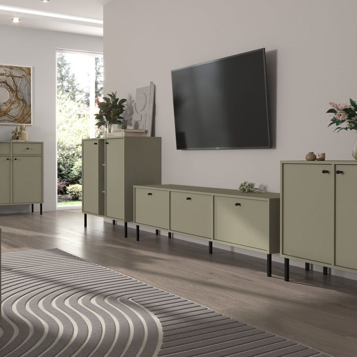 by fonQ Luvra Dressoir 2-deurs - Groen