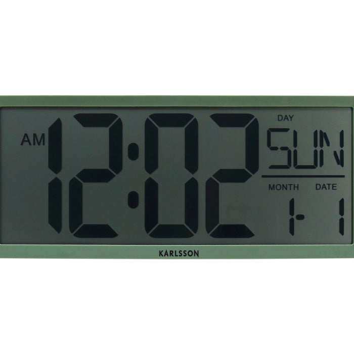 Karlsson - Wall|Table Clock Retro LCD
