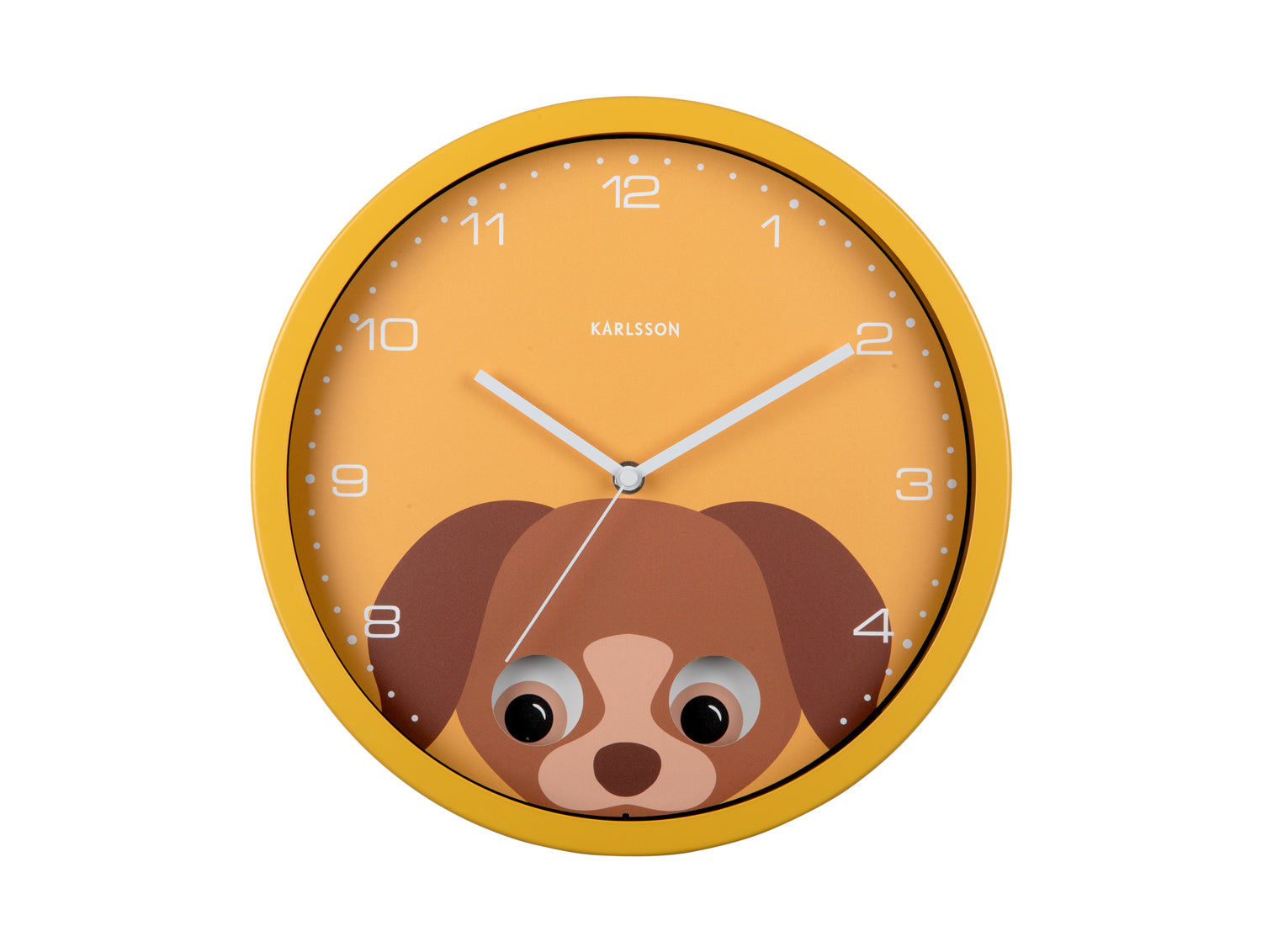 Karlsson - Wall Clock Peekaboo Dog