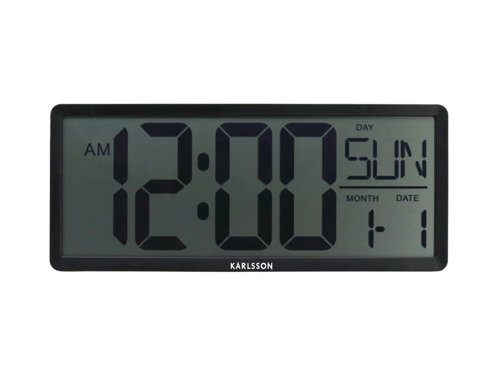 Karlsson - Wall|Table Clock Retro LCD
