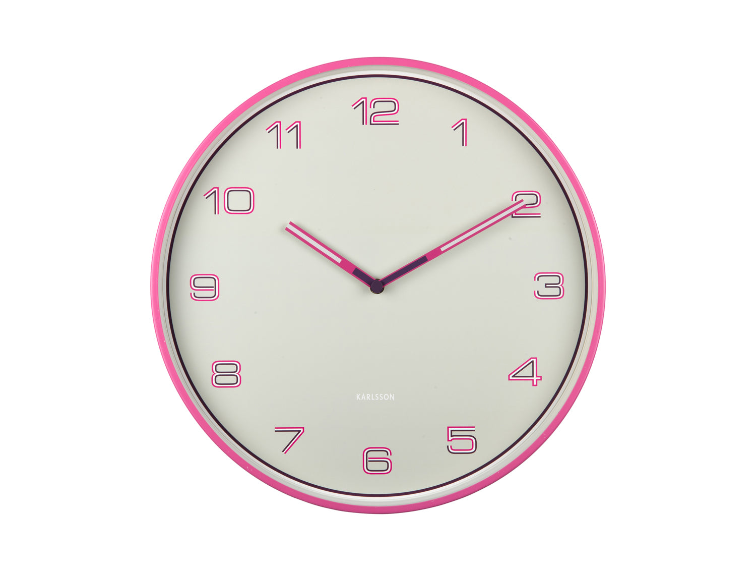 Karlsson - Wall Clock Lined Numbers