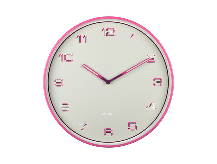 Karlsson - Wall Clock Lined Numbers