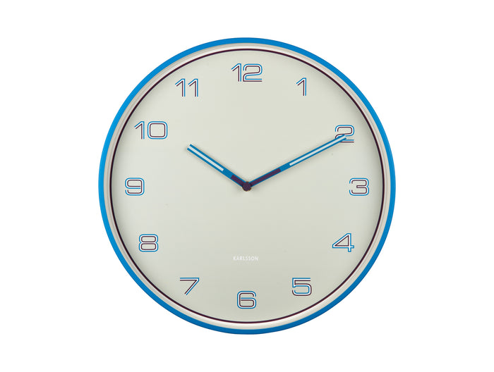 Karlsson - Wall Clock Lined Numbers