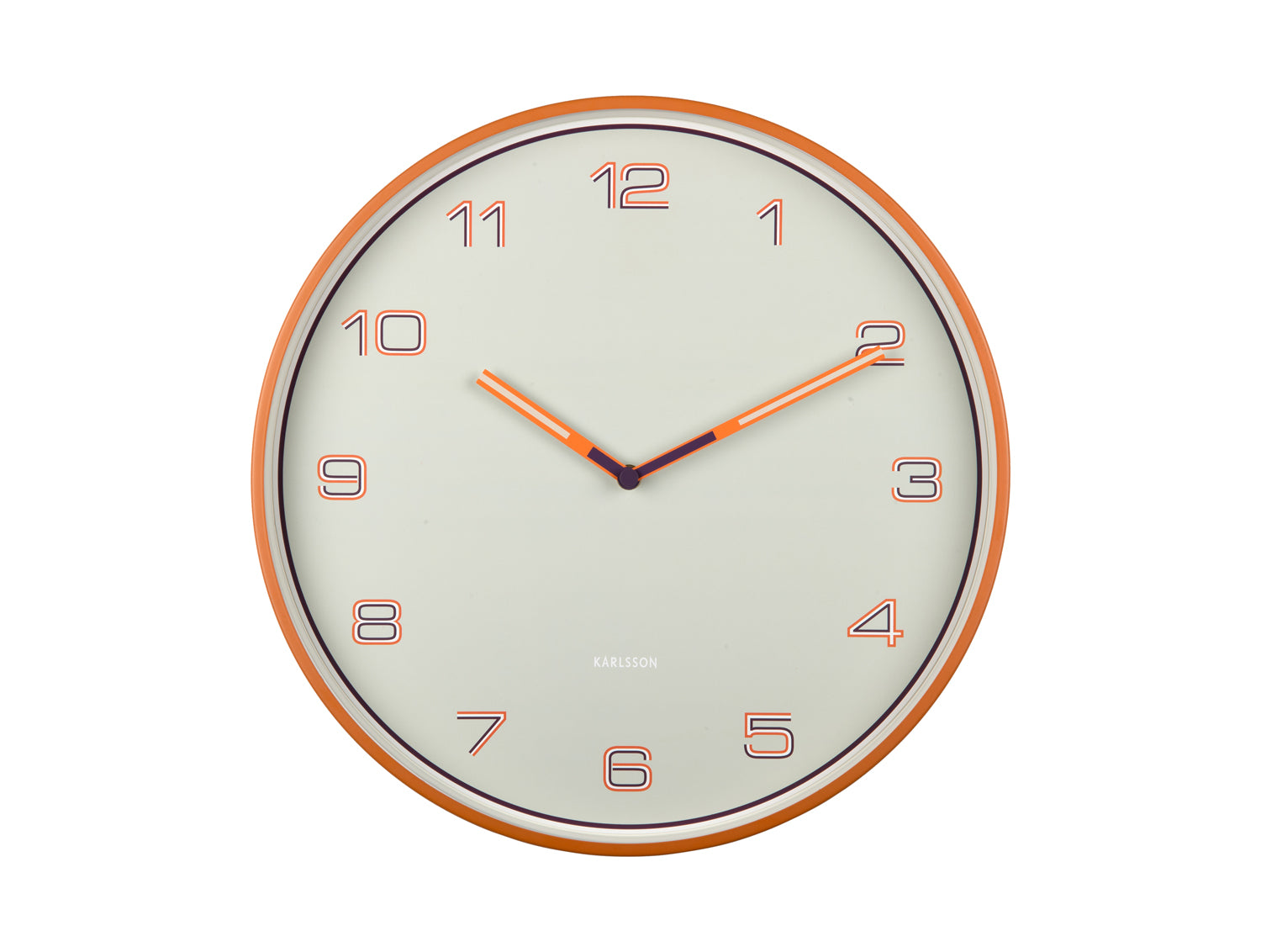 Karlsson - Wall Clock Lined Numbers