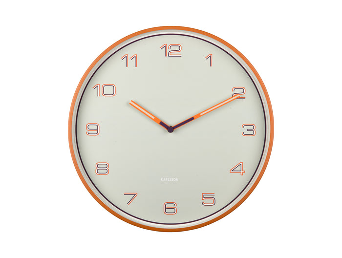 Karlsson - Wall Clock Lined Numbers