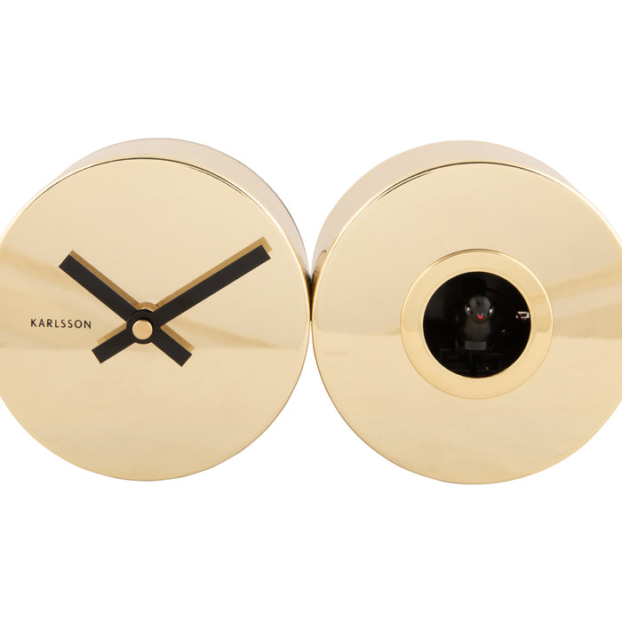 Karlsson - Wall Clock Duo Cuckoo Plated