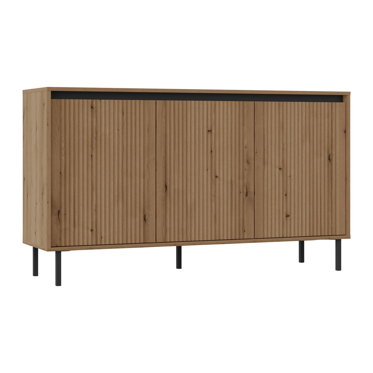 by fonQ Ovara Dressoir 3-deurs - Licht Eiken