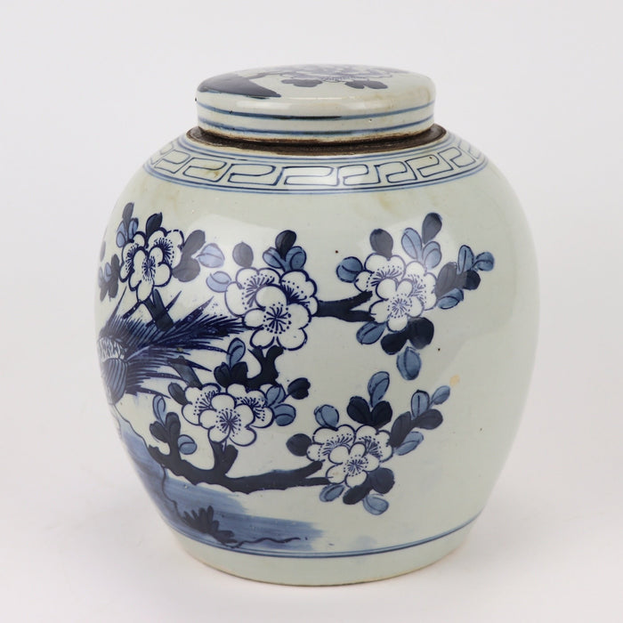 Fine Asianliving Chinese Gemberpot Blauw Wit
