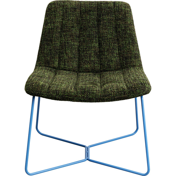 Fauteuil Ally groen en blauw Kare Design