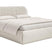 NADUVI Collection Gestoffeerd bed 140x200 cm Asmelio, crème vlecht