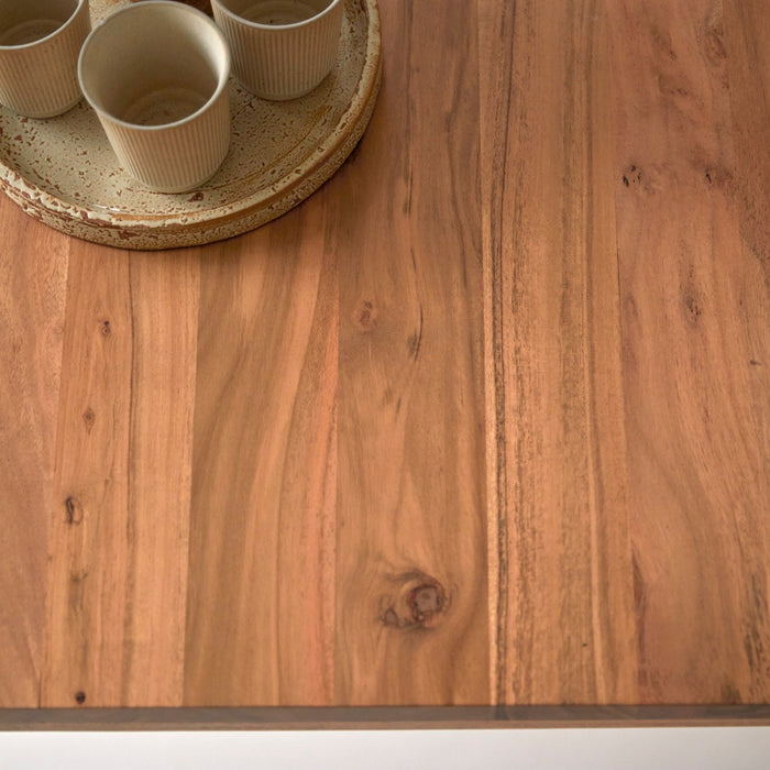 Tikamoon - Eettafel van massief gerecycled acacia voor 6|8 personen.