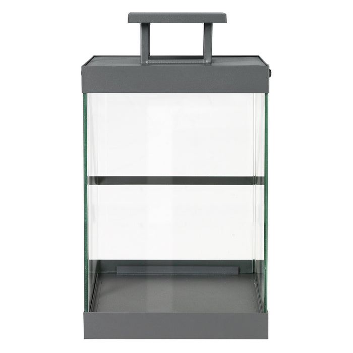 Finca Lantaarn Steel Grey Medium | Grijs | Staal